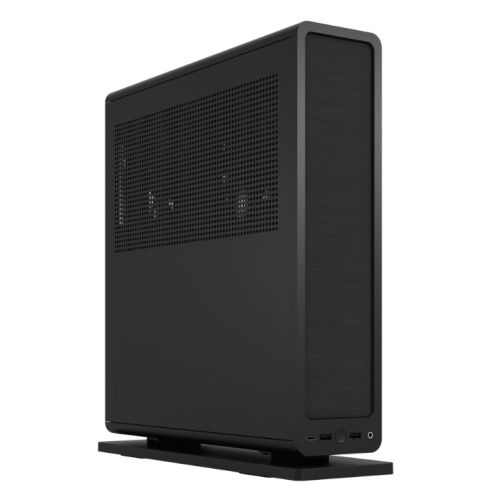 Fractal Design Ridge (Black) SFF Console-Type Case, Mini ITX, Requires SFX/SFX-L PSU, 2 Fans, PCIe 4.0 Riser Card, USB-C, Horizontal/Vertical Orientation Fractal Design Ridge (Black) SFF Console-Type Case, Mini ITX, Requires SFX/SFX-L PSU, 2 Fans, PCIe 4.0 Riser Card, USB-C, Horizontal/Vertical Orientation
